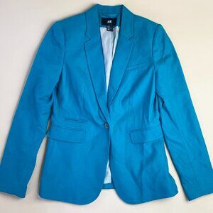 H&M Fitted Blazer Teal - Size 6